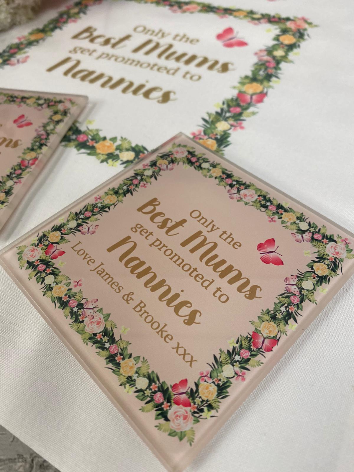 Only The Best Mums Get Promoted To Nannies Coaster - Image 4