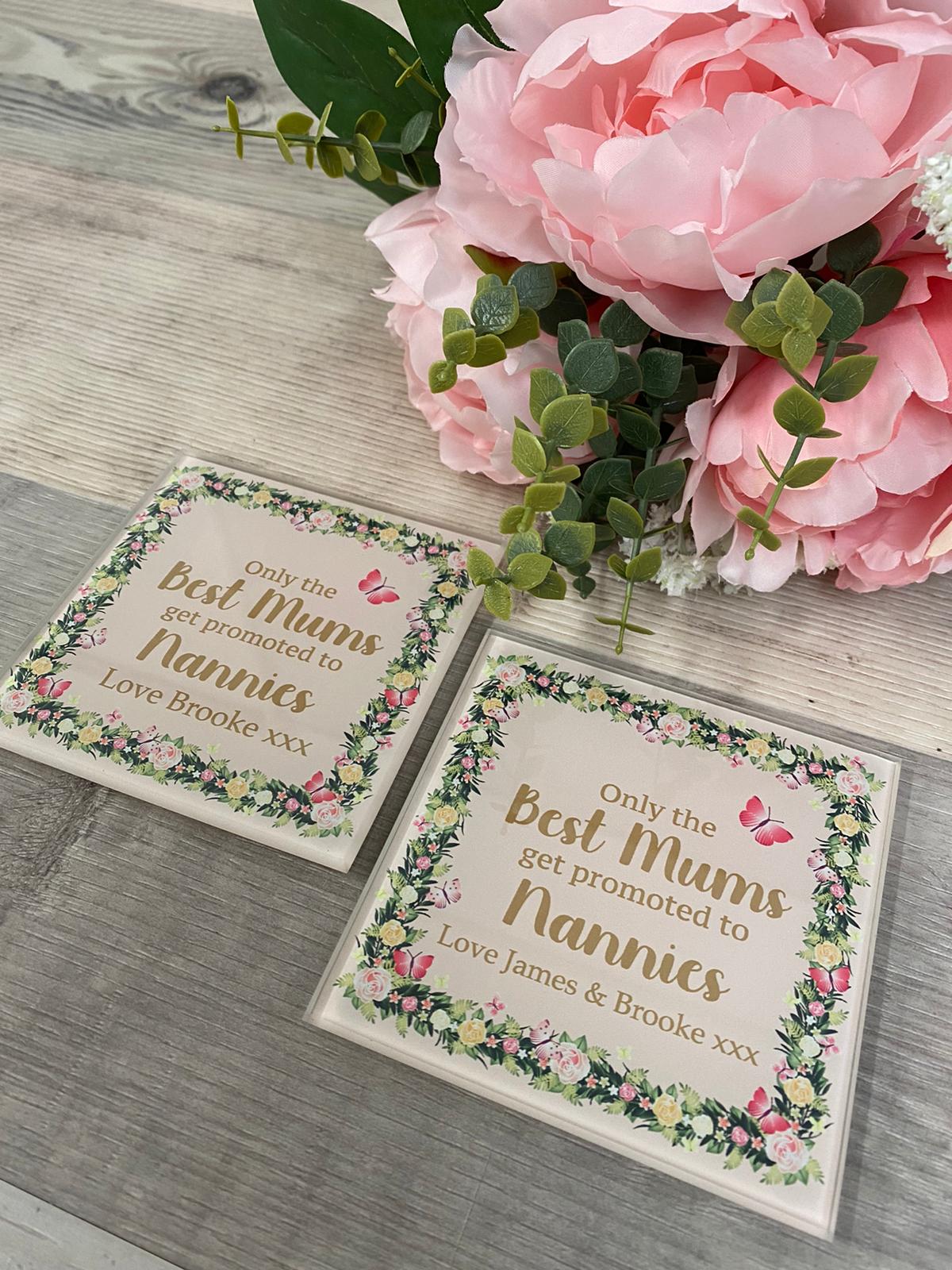Only The Best Mums Get Promoted To Nannies Coaster - Image 2