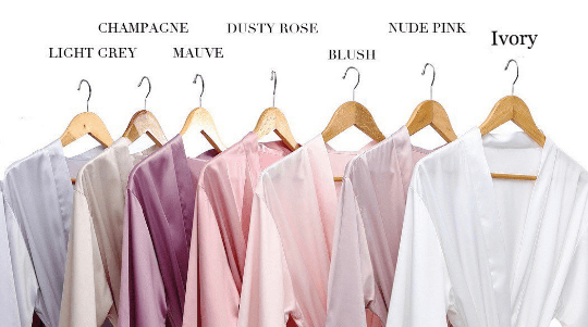 Indiya range Lace Satin Wedding Robe - Image 3