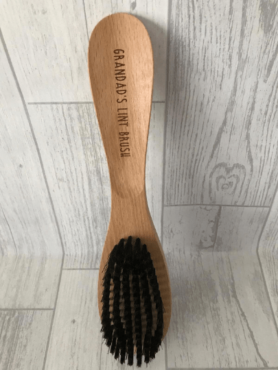 Personalised 3-1 Lint Brush Shoe Horn Wooden - Image 4