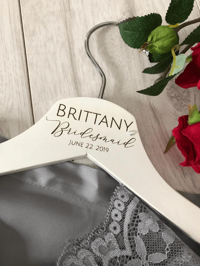 Personalised Wedding Hangers - Serenity Range - Image 2