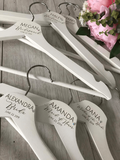 Personalised Wedding Hangers - Serenity Range - Image 3