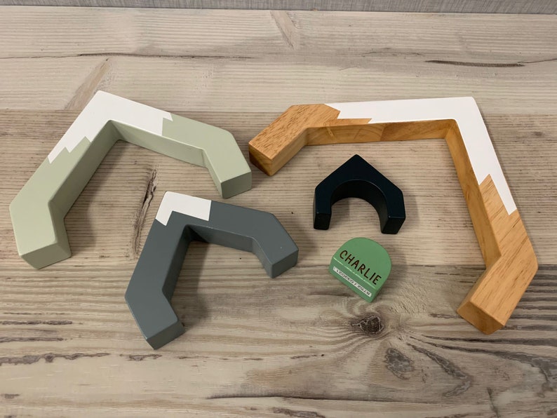 Personalised Mountain Nesting Toy - Image 4