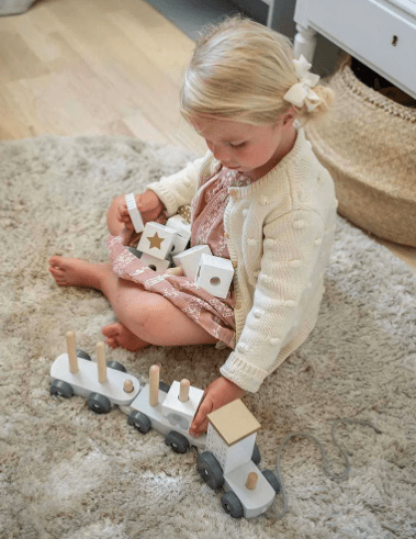 Personalised Train With Blocks Large - Image 3